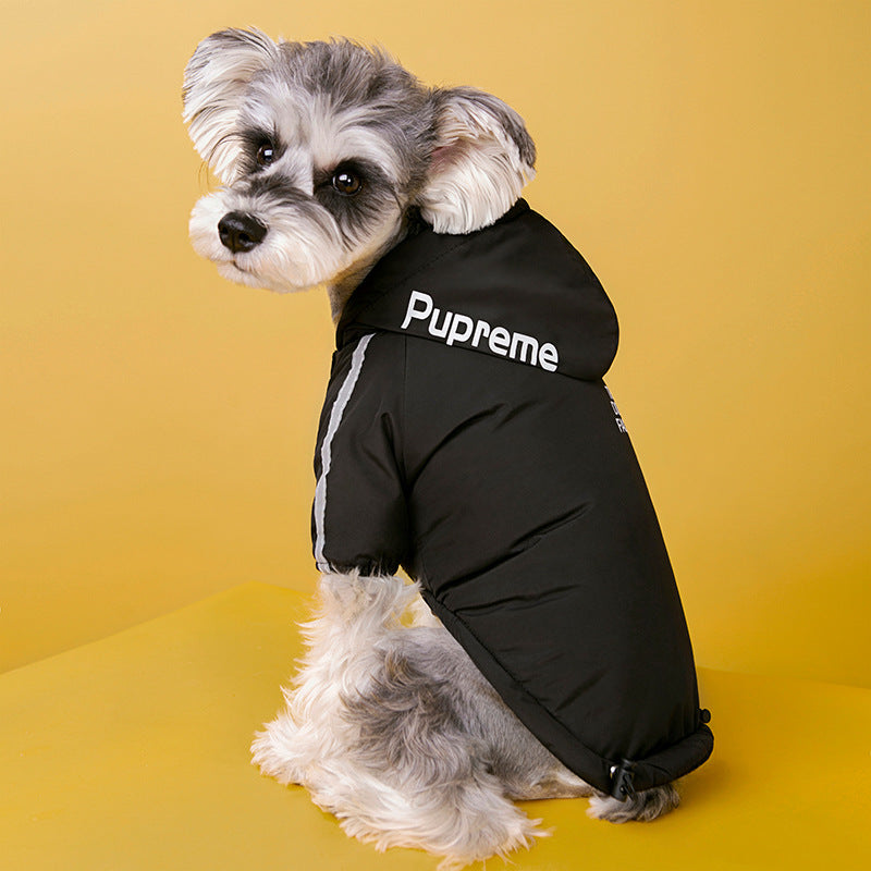 Dog Clothing Plus Velvet Thick Jacket