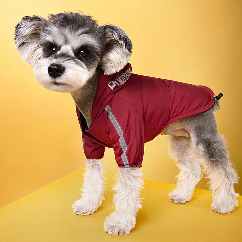 Dog Clothing Plus Velvet Thick Jacket