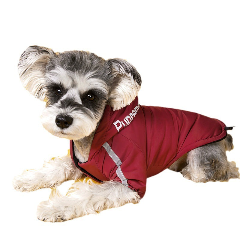 Dog Clothing Plus Velvet Thick Jacket